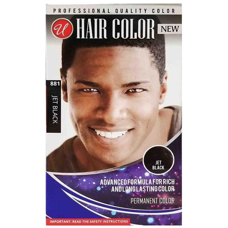 Hair color jet black